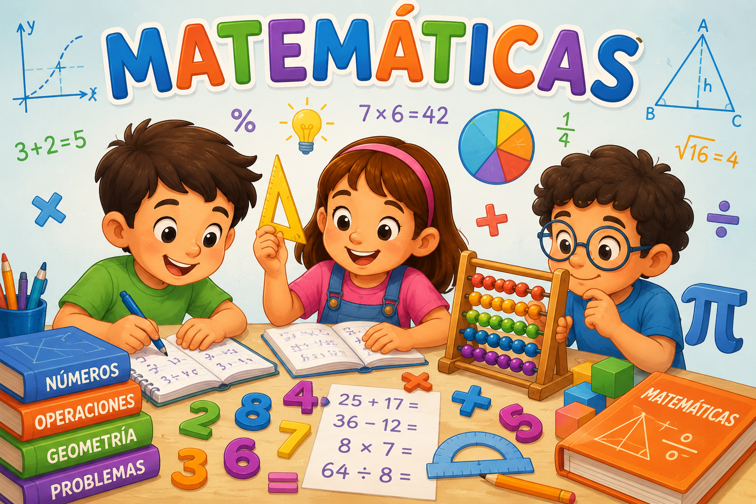 Matemáticas para 4to Grado